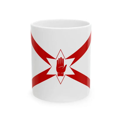 Saint Patricks flag for Northern Ireland (Ireland) White Coffee Mug 11oz - Go Mug Yourself