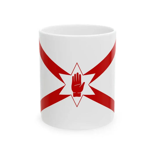 Saint Patricks flag for Northern Ireland (Ireland) White Coffee Mug 11oz - Go Mug Yourself
