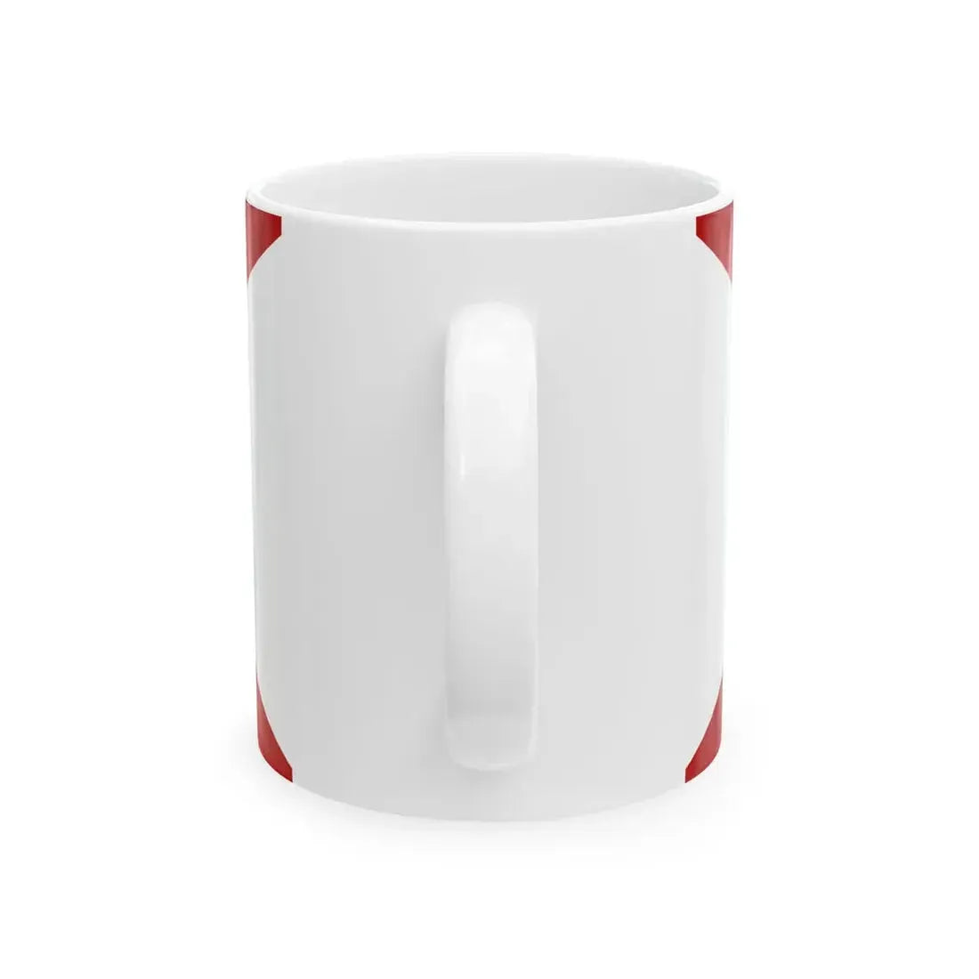 Saint Patricks flag for Northern Ireland shield (Ireland) White Coffee Mug - Go Mug Yourself