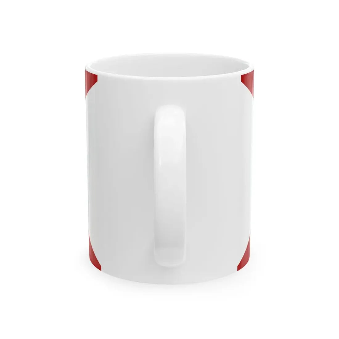 Saint Patricks flag for Northern Ireland shield (Ireland) White Coffee Mug - Go Mug Yourself