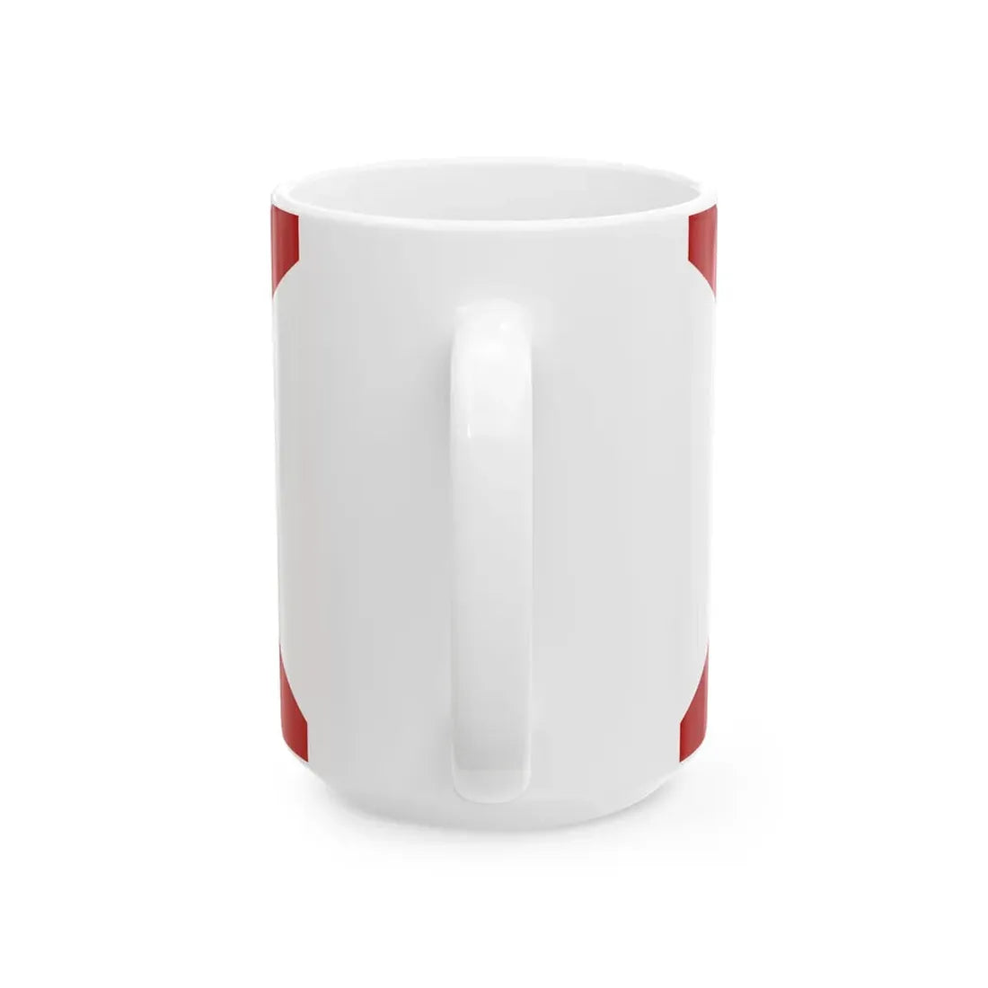 Saint Patricks flag for Northern Ireland shield (Ireland) White Coffee Mug - Go Mug Yourself