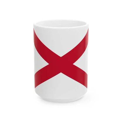 Saint Patricks Saltire 3-2 (Ireland) White Coffee Mug 15oz - Go Mug Yourself