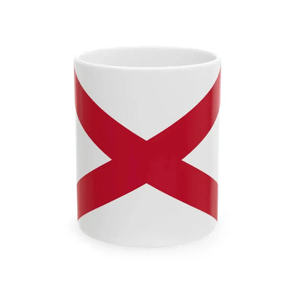 Saint Patricks Saltire (Ireland) White Coffee Mug 11oz - Go Mug Yourself