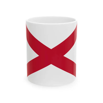 Saint Patricks Saltire (Ireland) White Coffee Mug 11oz - Go Mug Yourself