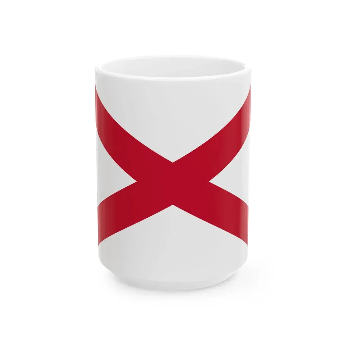 Saint Patricks Saltire (Ireland) White Coffee Mug 15oz - Go Mug Yourself
