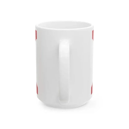 Saint Patricks Saltire (Ireland) White Coffee Mug - Go Mug Yourself