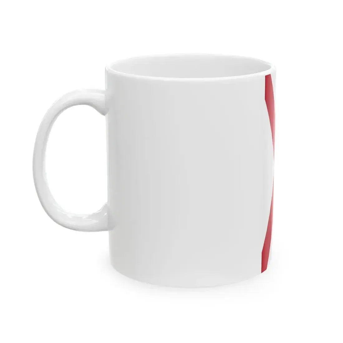 Saint Patricks Saltire vertical (Ireland) White Coffee Mug - Go Mug Yourself