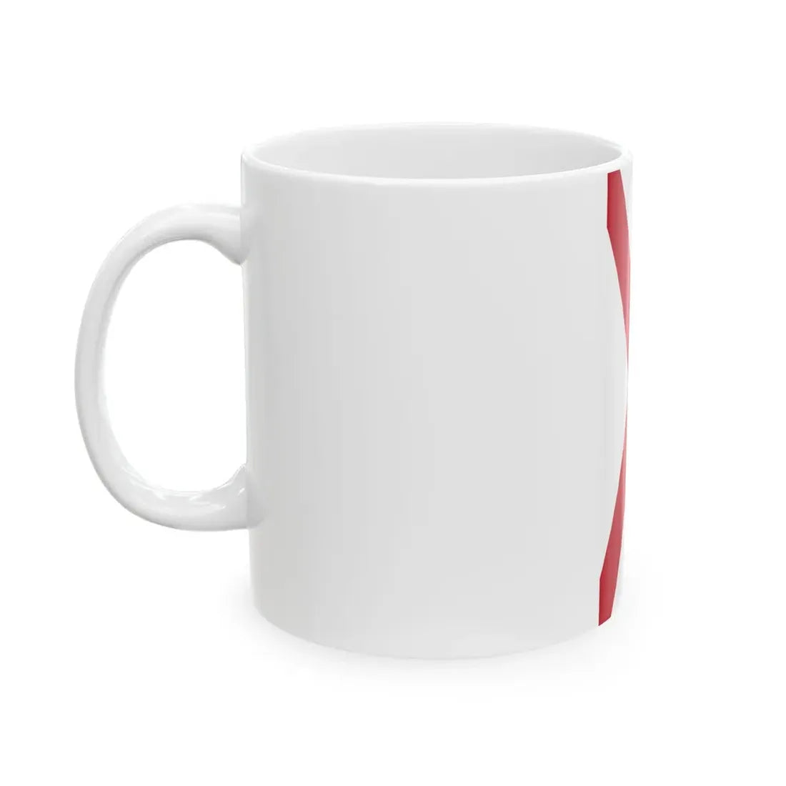 Saint Patricks Saltire vertical (Ireland) White Coffee Mug - Go Mug Yourself