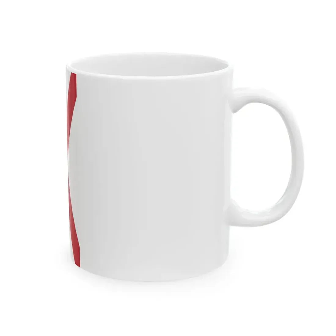 Saint Patricks Saltire vertical (Ireland) White Coffee Mug - Go Mug Yourself