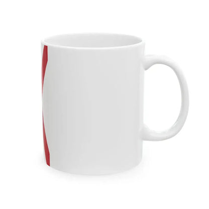 Saint Patricks Saltire vertical (Ireland) White Coffee Mug - Go Mug Yourself