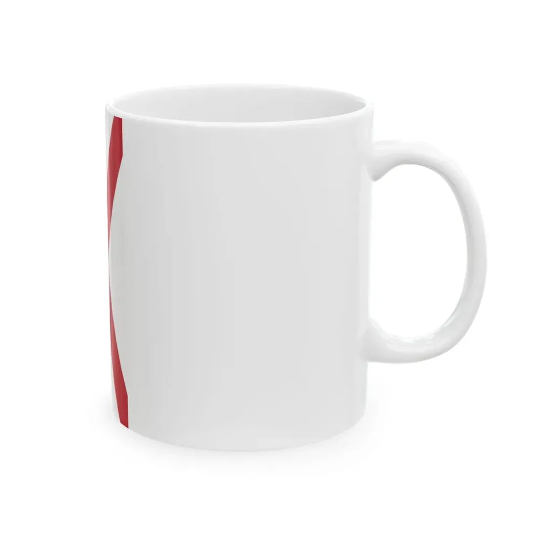 Saint Patricks Saltire vertical (Ireland) White Coffee Mug - Go Mug Yourself