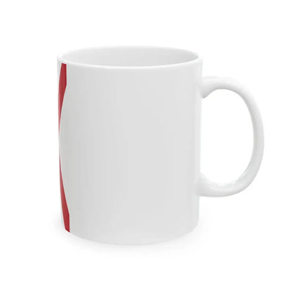 Saint Patricks Saltire vertical (Ireland) White Coffee Mug - Go Mug Yourself