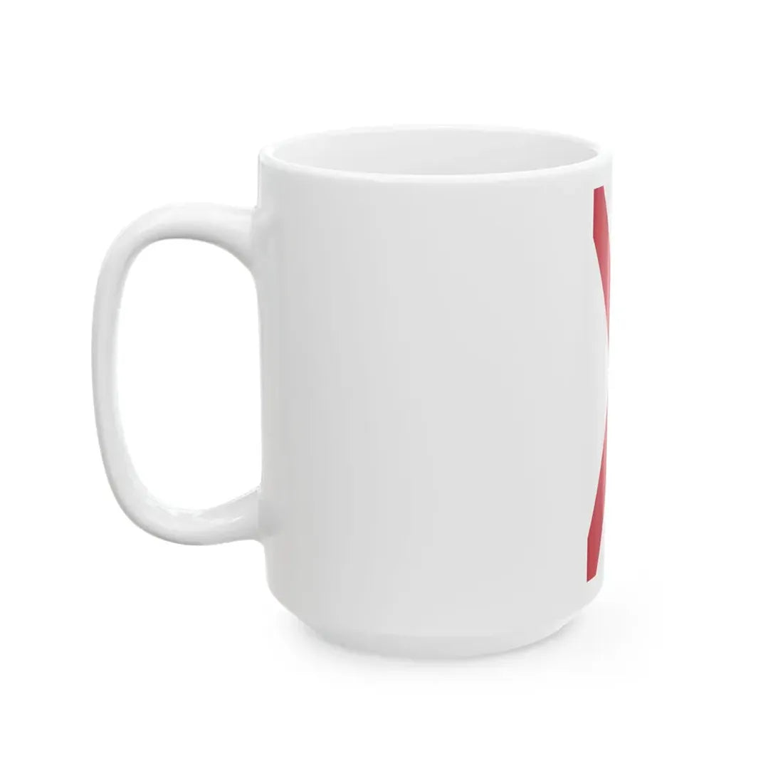 Saint Patricks Saltire vertical (Ireland) White Coffee Mug - Go Mug Yourself