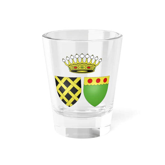 Saint-Suliac vitrail au XVIIIe siècle (France) (Coat of Arms) Shot Glass 1.5oz 1.5oz - Go Mug Yourself