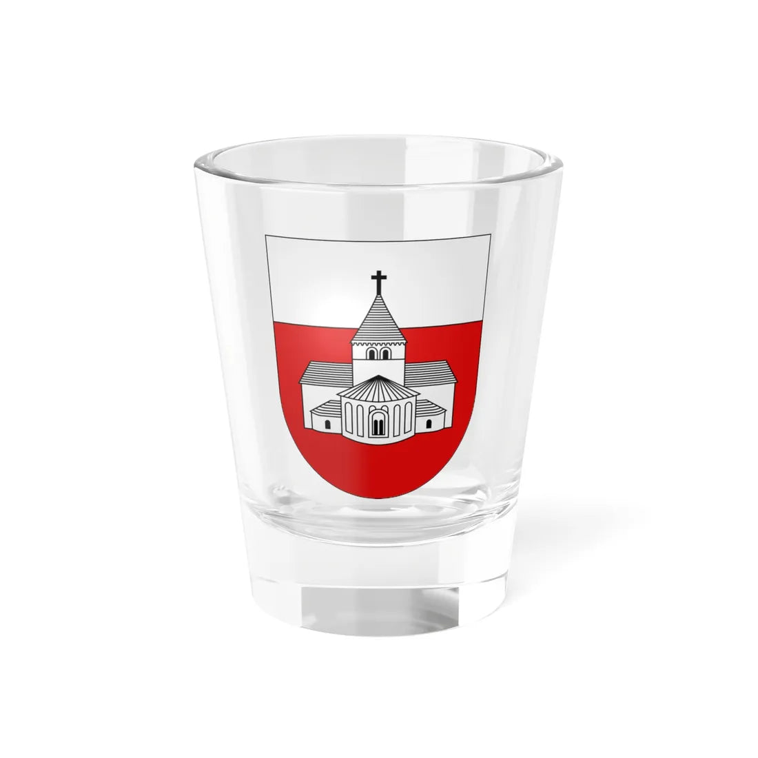 Saint-Sulpice-coat of arms (Switzerland) (Coat of Arms) Shot Glass 1.5oz 1.5oz - Go Mug Yourself