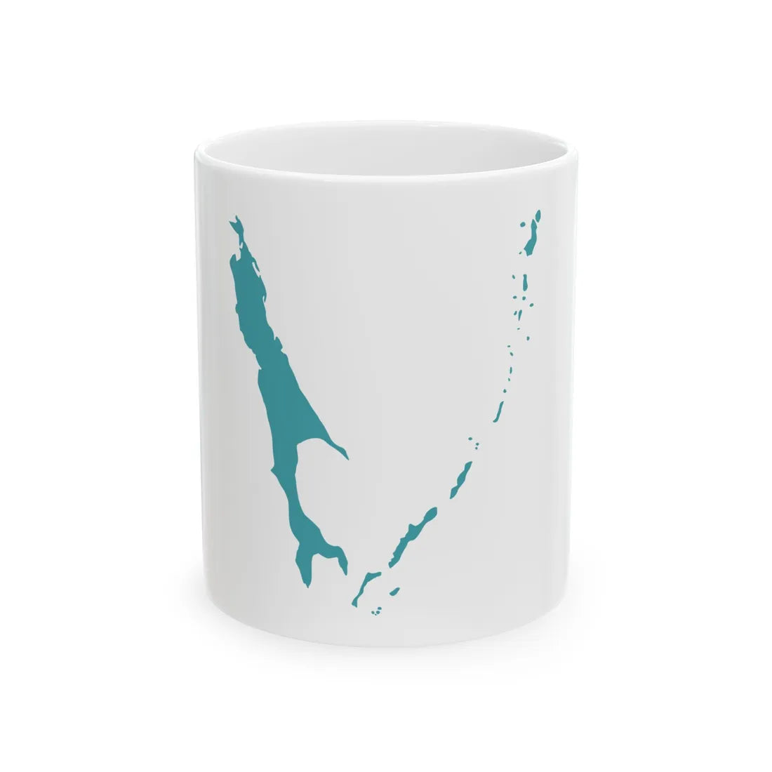 Sakhalin-obl-geo-stub (Russia) White Coffee Mug 11oz - Go Mug Yourself