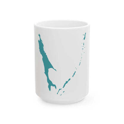 Sakhalin-obl-geo-stub (Russia) White Coffee Mug 15oz - Go Mug Yourself