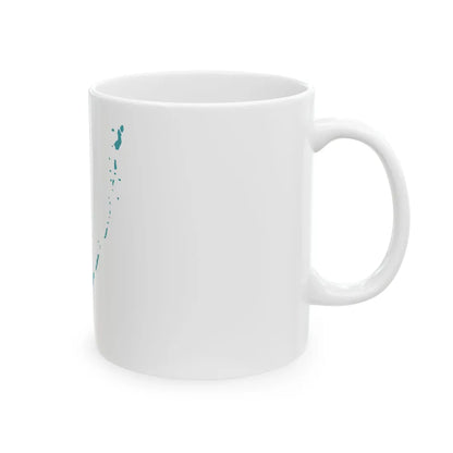 Sakhalin-obl-geo-stub (Russia) White Coffee Mug - Go Mug Yourself