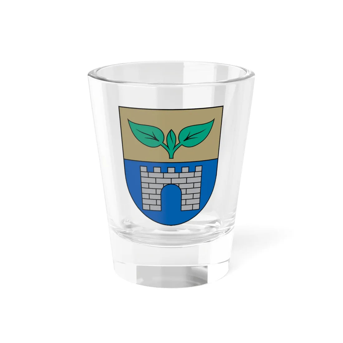 Salaspils COA (Latvia) (Coat of Arms) Shot Glass 1.5oz 1.5oz - Go Mug Yourself