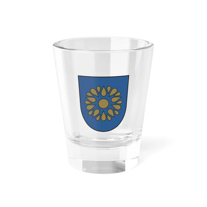Saldus novada ģerbonis projekts (Latvia) (Coat of Arms) Shot Glass 1.5oz 1.5oz - Go Mug Yourself