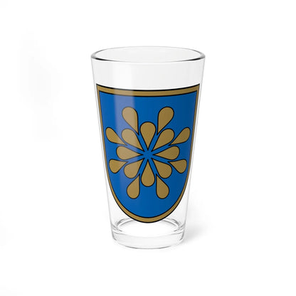 Saldus novads COA (Latvia) (Coat of Arms) Pint Glass 16oz 16oz - Go Mug Yourself