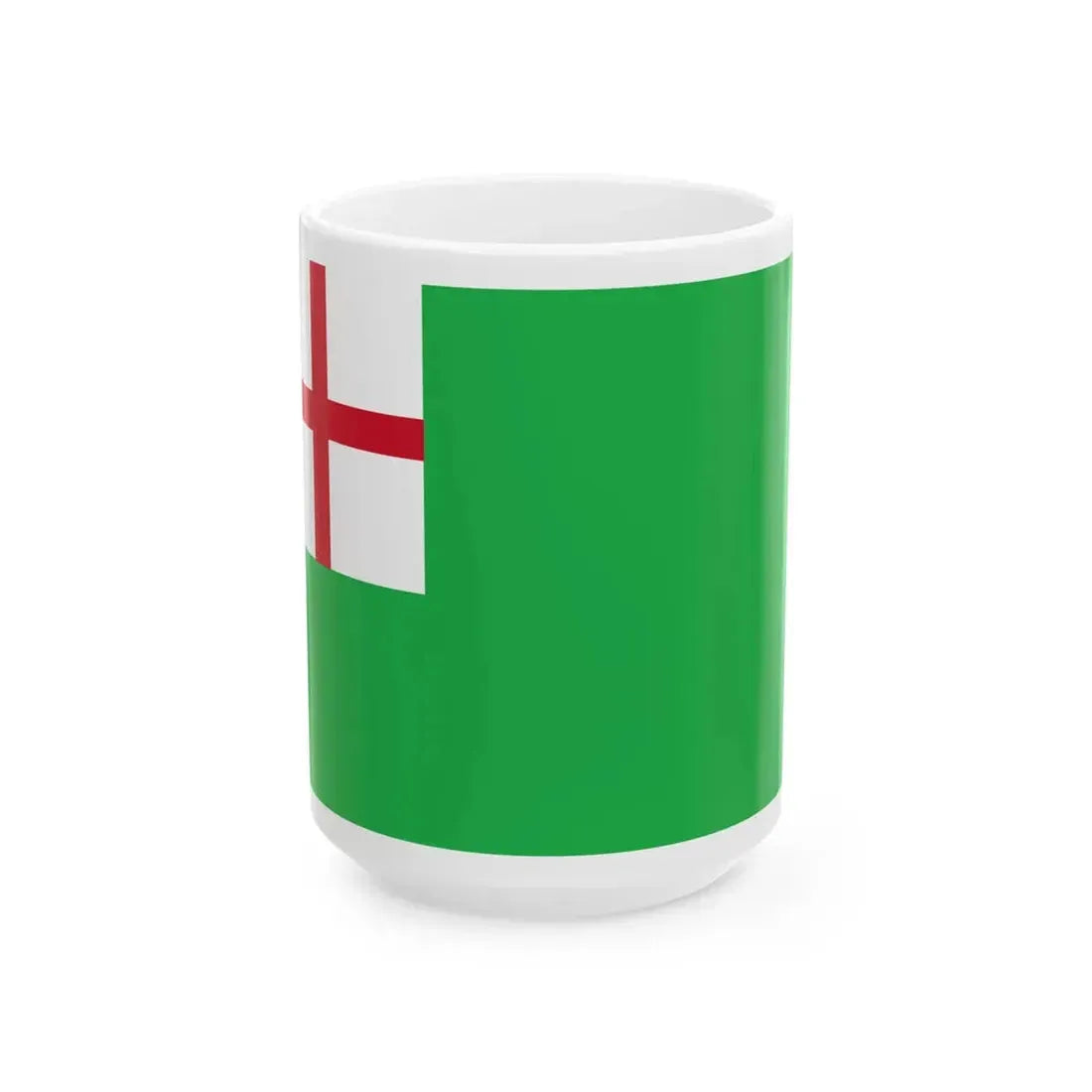 Salem Green Ensign (United States) White Coffee Mug 15oz - Go Mug Yourself