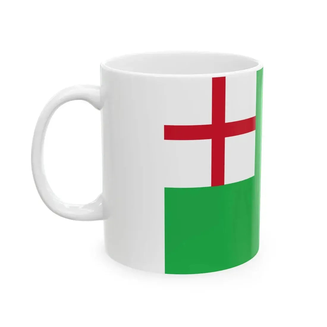 Salem Green Ensign (United States) White Coffee Mug - Go Mug Yourself
