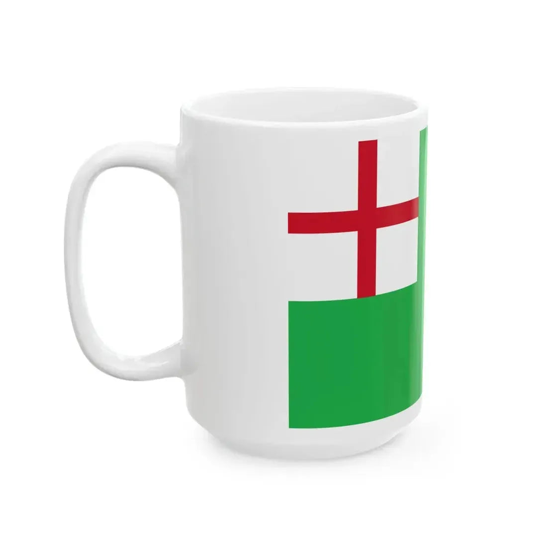 Salem Green Ensign (United States) White Coffee Mug - Go Mug Yourself