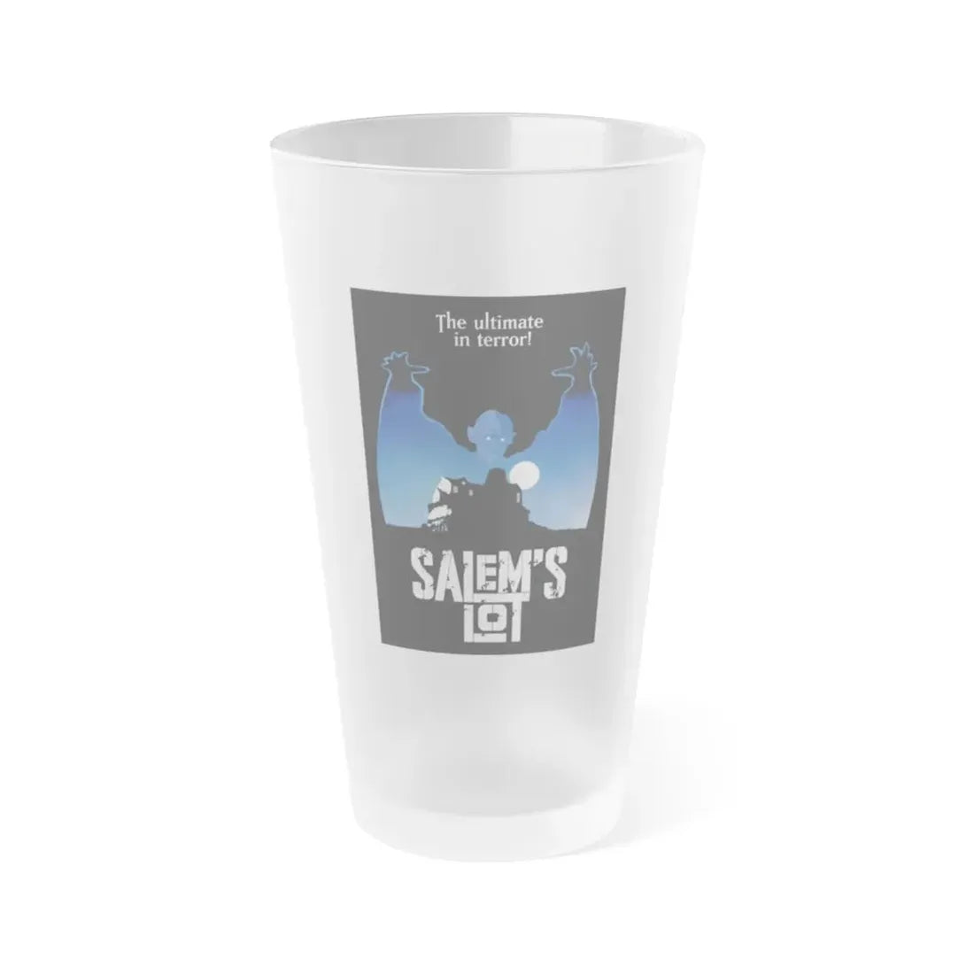 SALEM'S LOT 1979 Movie Poster - Frosted Pint Glass 16oz 16oz Frosted - Go Mug Yourself