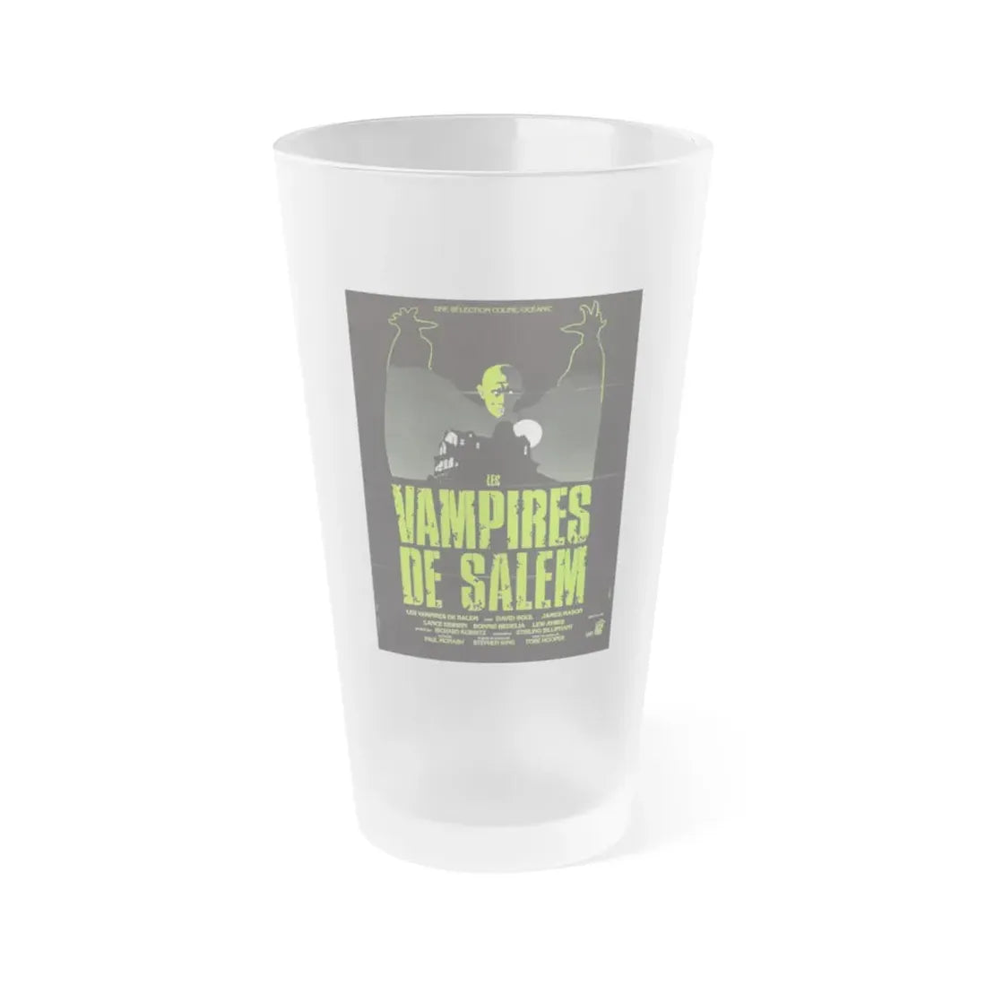 SALEM'S LOT (FRENCH) 1979 Movie Poster - Frosted Pint Glass 16oz 16oz Frosted - Go Mug Yourself