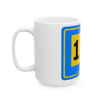 Salem Township Route 120 Tuscarawas County Ohio (Ohio) (Road Sign) White Coffee Mug - Go Mug Yourself