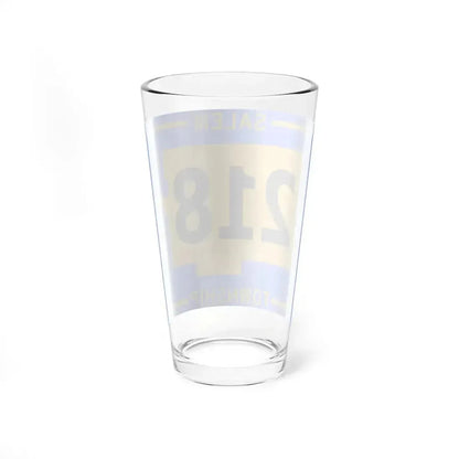 Salem Township Route 218 Tuscarawas County Ohio (Ohio) (Road Sign) Pint Glass 16oz - Go Mug Yourself
