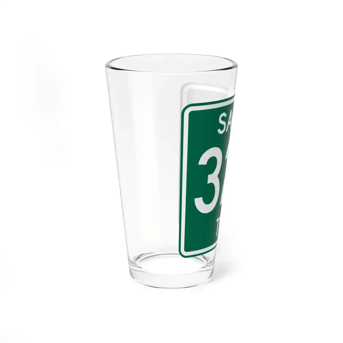 Salem Township Route 327 Washington County Ohio (Ohio) (Road Sign) Pint Glass 16oz - Go Mug Yourself