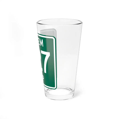 Salem Township Route 327 Washington County Ohio (Ohio) (Road Sign) Pint Glass 16oz - Go Mug Yourself
