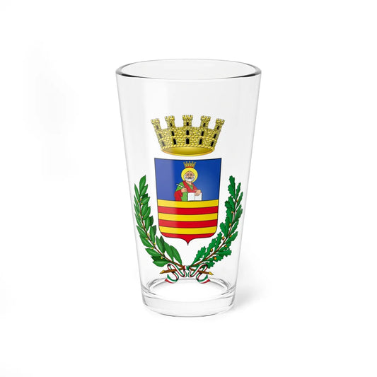 Salerno-Stemma (Italy) (Coat of Arms) Pint Glass 16oz 16oz - Go Mug Yourself