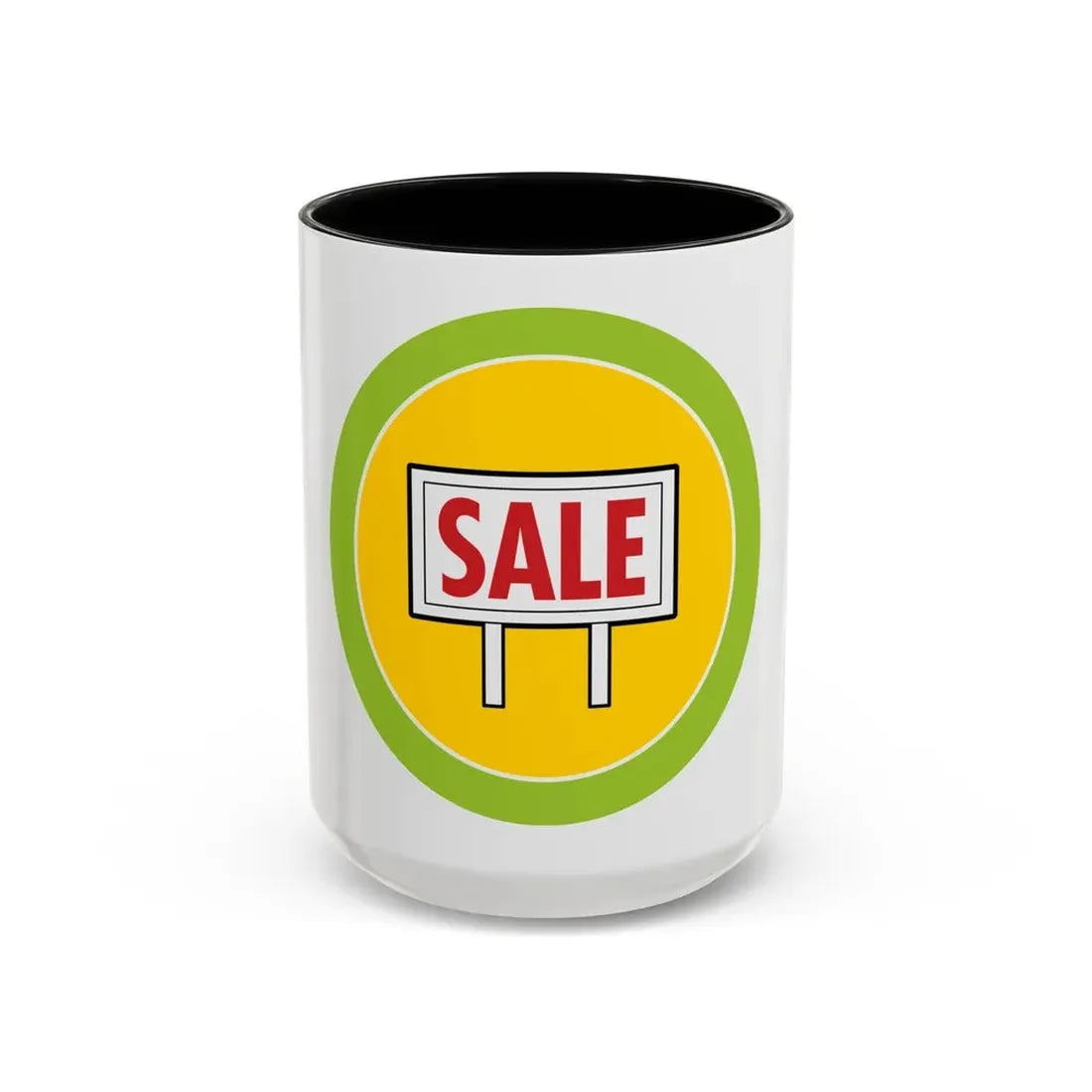 Salesmanship (Boy Scout Merit Badge) Accent Coffee Mug 15oz Black - Go Mug Yourself