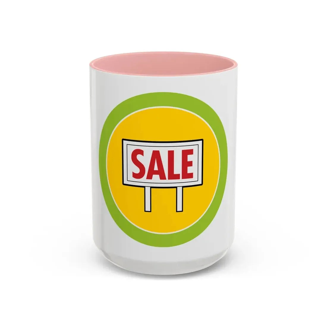 Salesmanship (Boy Scout Merit Badge) Accent Coffee Mug 15oz Pink - Go Mug Yourself