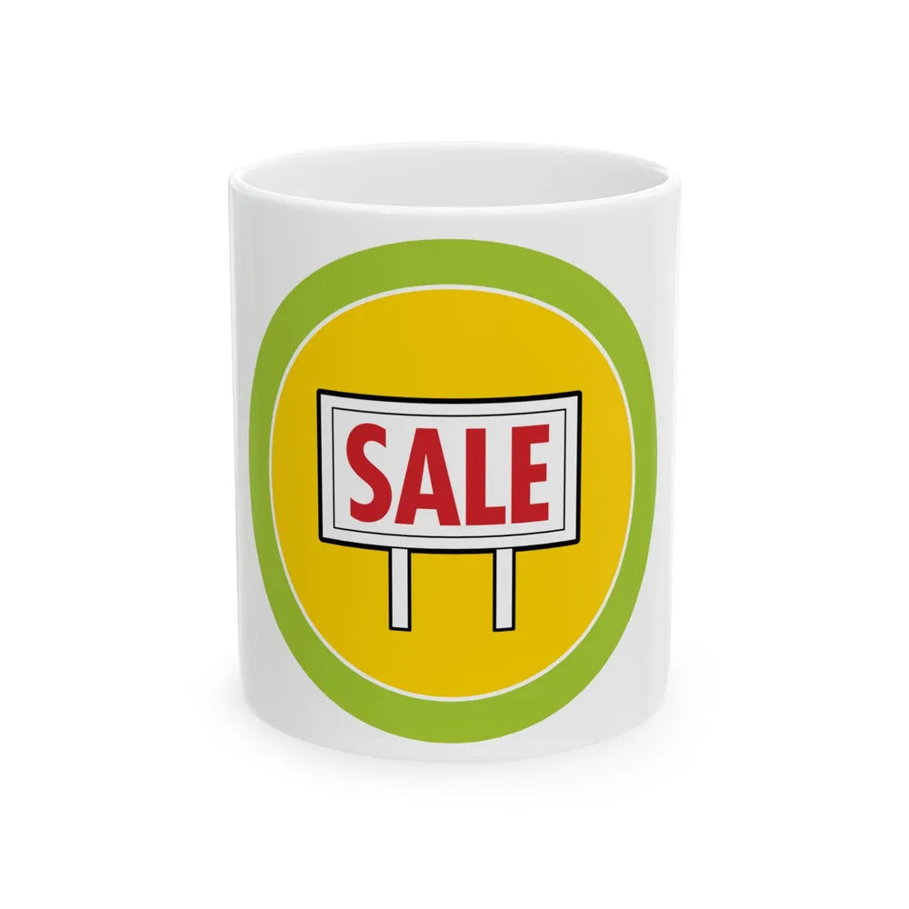 Salesmanship (Boy Scout Merit Badge) White Coffee Mug-11oz-Go Mug Yourself