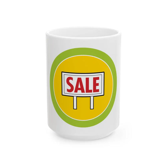 Salesmanship (Boy Scout Merit Badge) White Coffee Mug-15oz-Go Mug Yourself