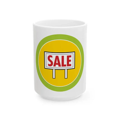 Salesmanship (Boy Scout Merit Badge) White Coffee Mug 15oz - Go Mug Yourself