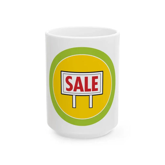 Salesmanship (Boy Scout Merit Badge) White Coffee Mug 15oz - Go Mug Yourself