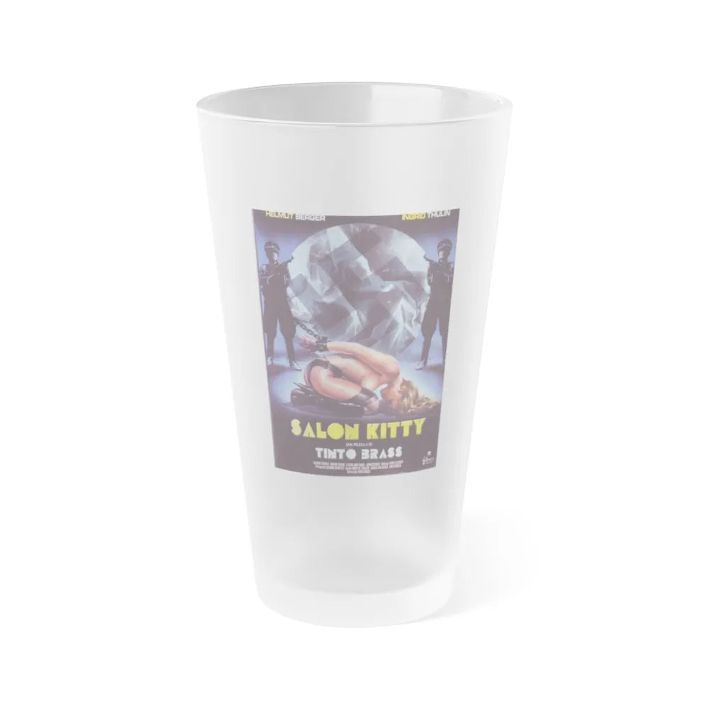 SALON KITTY 1976 Movie Poster - Frosted Pint Glass 16oz-16oz-Frosted-Go Mug Yourself