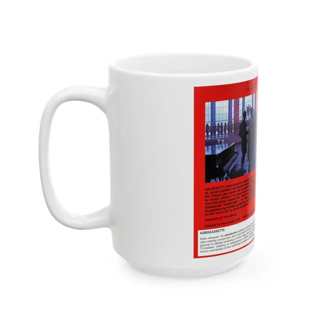 SALON KITTY (VHS COVER) - White Coffee Mug - Go Mug Yourself