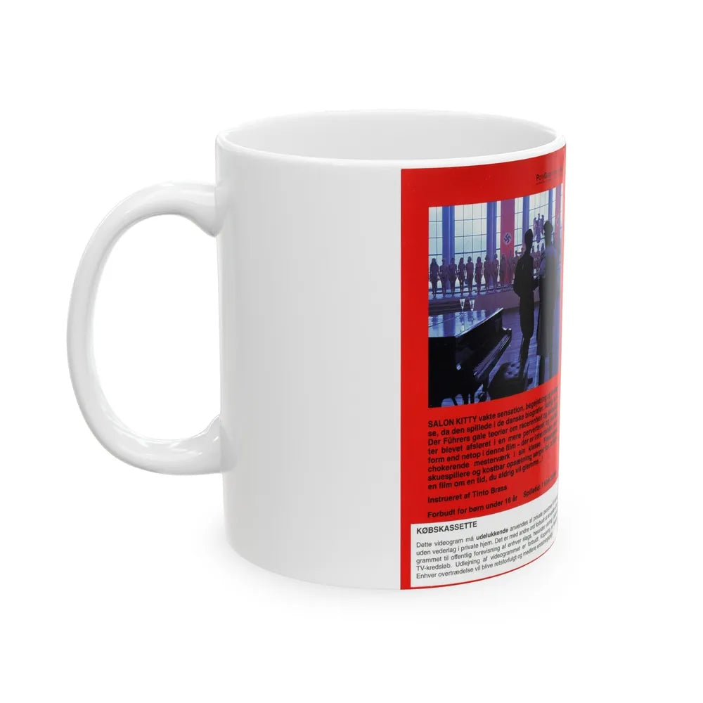 SALON KITTY (VHS COVER) - White Coffee Mug-Go Mug Yourself