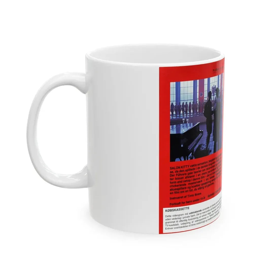 SALON KITTY (VHS COVER) - White Coffee Mug - Go Mug Yourself