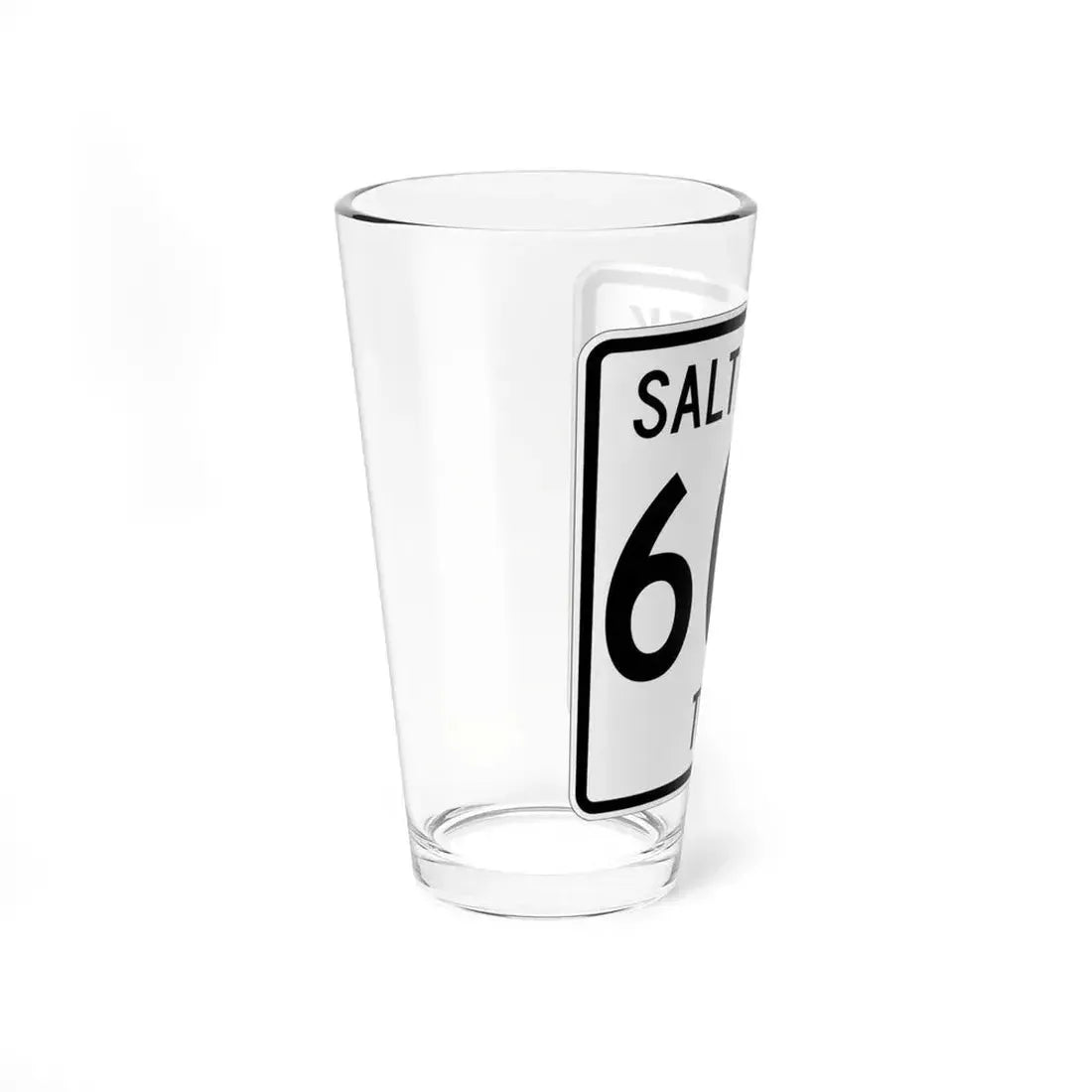 Salt Creek Township Route 206 Holmes County Ohio (Ohio) (Road Sign) Pint Glass 16oz - Go Mug Yourself