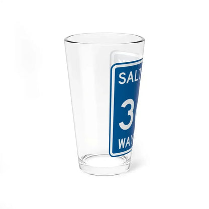 Salt Creek Township Route 363 Wayne County Ohio (Ohio) (Road Sign) Pint Glass 16oz - Go Mug Yourself