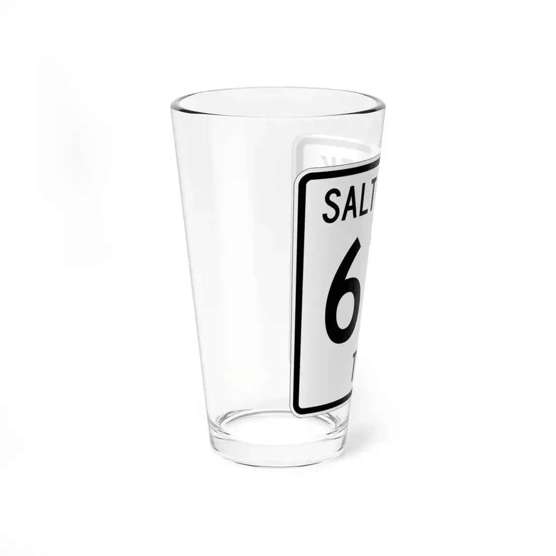 Salt Creek Township Route 616 Holmes County Ohio (Ohio) (Road Sign) Pint Glass 16oz - Go Mug Yourself