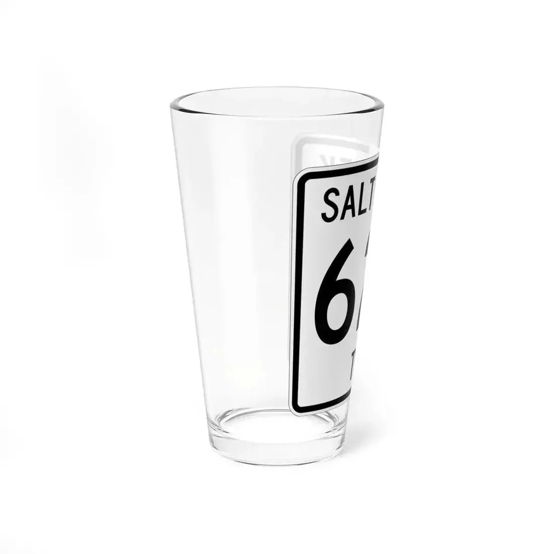 Salt Creek Township Route 628 Holmes County Ohio (Ohio) (Road Sign) Pint Glass 16oz - Go Mug Yourself
