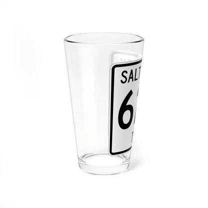 Salt Creek Township Route 628 Holmes County Ohio (Ohio) (Road Sign) Pint Glass 16oz - Go Mug Yourself